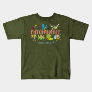 Entomophile, Insect lover Kids T-Shirt